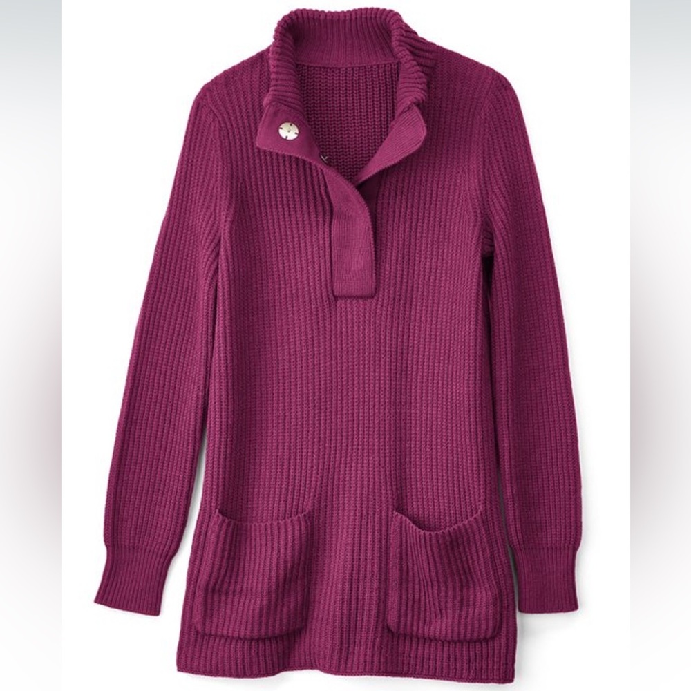 *NEW* Soft Surroundings Highland Tunic Sweater - Picture 3 of 14